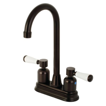 A large image of the Kingston Brass KB849.DPL Oil Rubbed Bronze
