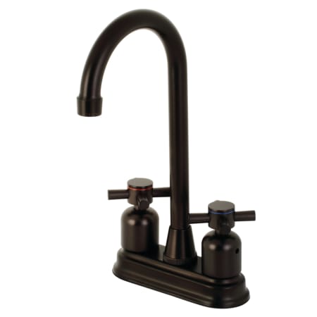 A large image of the Kingston Brass KB849.DX Oil Rubbed Bronze