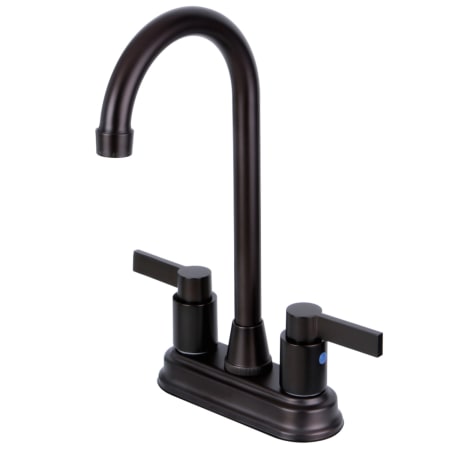 A large image of the Kingston Brass KB849.NDL Oil Rubbed Bronze