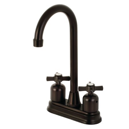 A large image of the Kingston Brass KB849.ZX Oil Rubbed Bronze