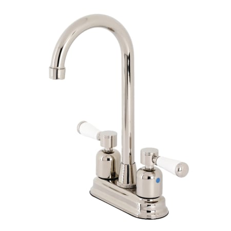 A large image of the Kingston Brass KB849.DPL Polished Nickel