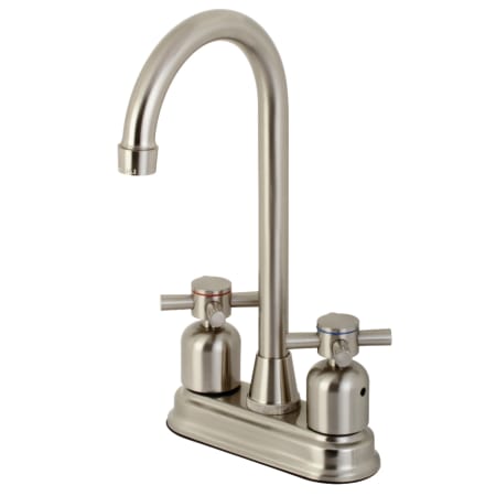 A large image of the Kingston Brass KB849.DX Brushed Nickel