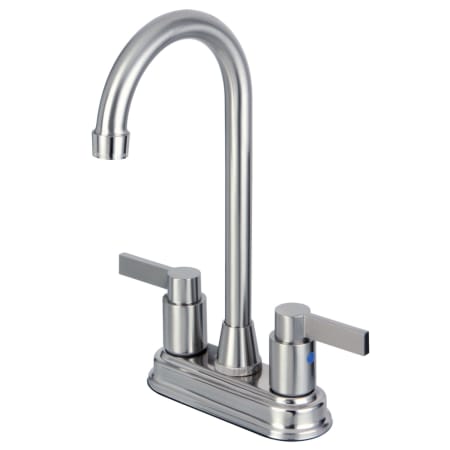 A large image of the Kingston Brass KB849.NDL Brushed Nickel