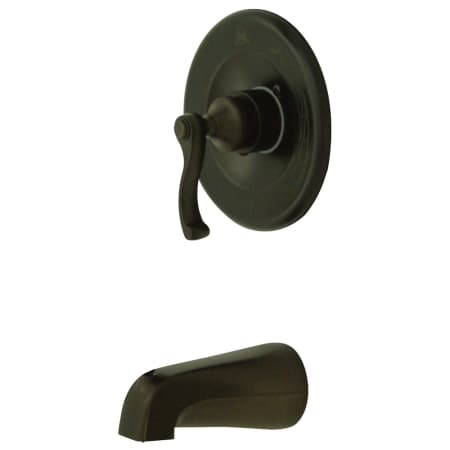 A large image of the Kingston Brass KB863.FLTO Oil Rubbed Bronze