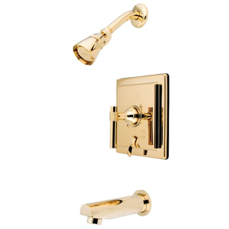 A large image of the Kingston Brass KB865.0ML Polished Brass
