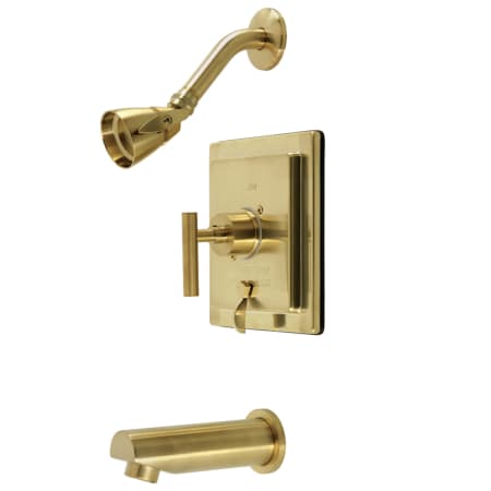A large image of the Kingston Brass KB865.0CML Brushed Brass