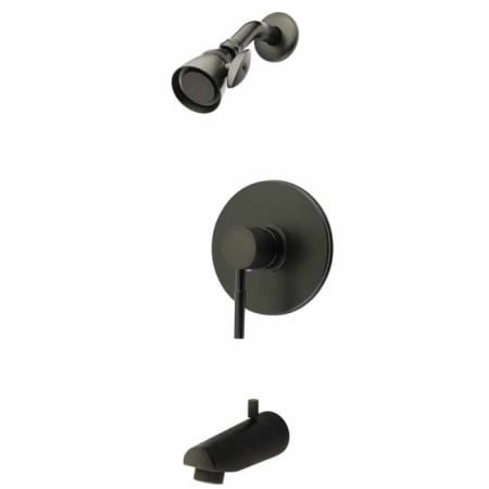 A large image of the Kingston Brass KB869.DLT Oil Rubbed Bronze