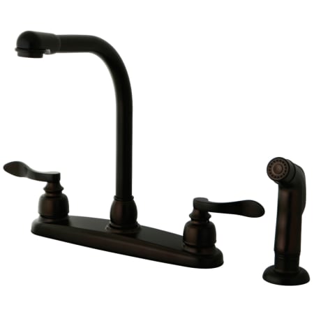A large image of the Kingston Brass KB875.NFLSP Oil Rubbed Bronze