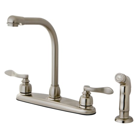 Kingston Brass Kb8758nflsp Brushed Nickel Nuwave French 1 8 Gpm
