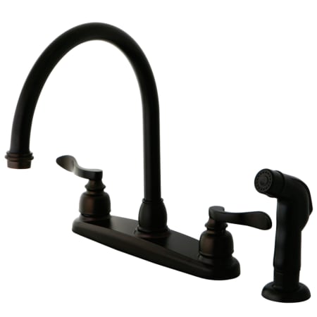 A large image of the Kingston Brass KB879.NFLSP Oil Rubbed Bronze