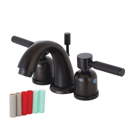 A large image of the Kingston Brass KB891.DKL Oil Rubbed Bronze