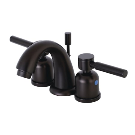 A large image of the Kingston Brass KB891.DL Oil Rubbed Bronze