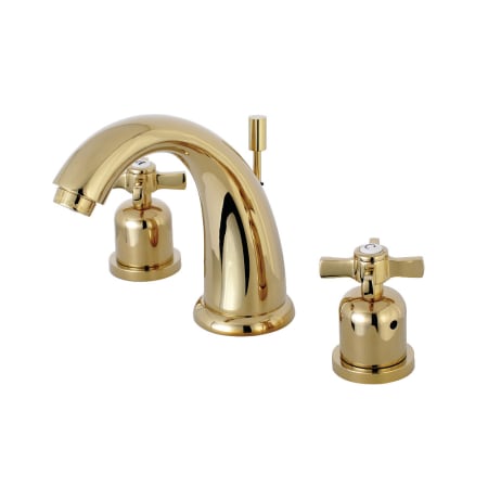 A large image of the Kingston Brass KB898.ZX Polished Brass