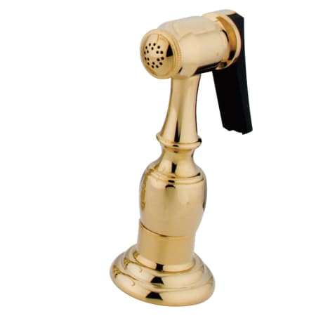A large image of the Kingston Brass KBSPR Polished Brass