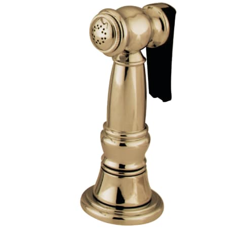 A large image of the Kingston Brass KBSPR3 Polished Brass