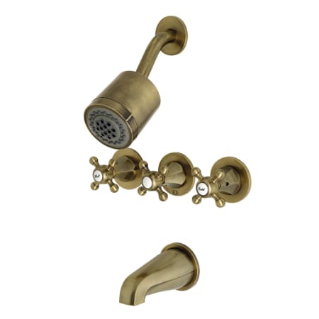 A large image of the Kingston Brass KBX813.BX Antique Brass