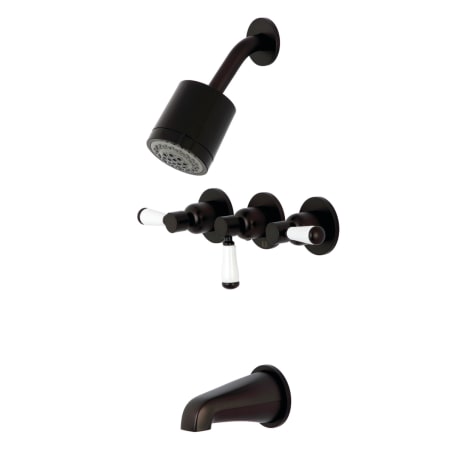 A large image of the Kingston Brass KBX813.DPL Oil Rubbed Bronze