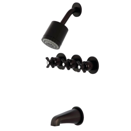 A large image of the Kingston Brass KBX813.ZX Oil Rubbed Bronze