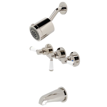 A large image of the Kingston Brass KBX813.DPL Polished Nickel