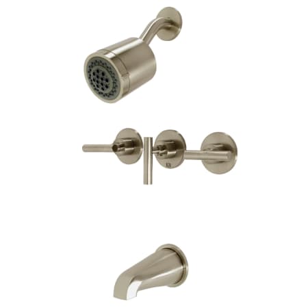 A large image of the Kingston Brass KBX813.CML Brushed Nickel