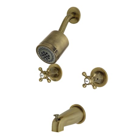 A large image of the Kingston Brass KBX814.BX Antique Brass