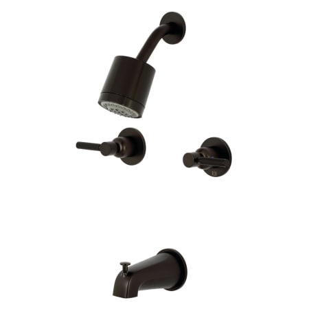 A large image of the Kingston Brass KBX814.DKL Oil Rubbed Bronze