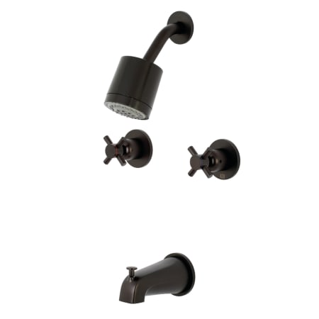 A large image of the Kingston Brass KBX814.DX Oil Rubbed Bronze