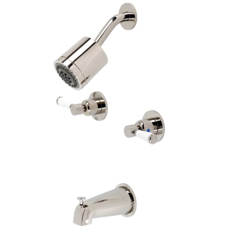 A large image of the Kingston Brass KBX814.DPL Polished Nickel