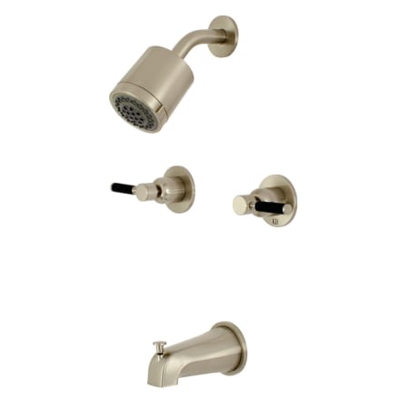 A large image of the Kingston Brass KBX814.DKL Brushed Nickel