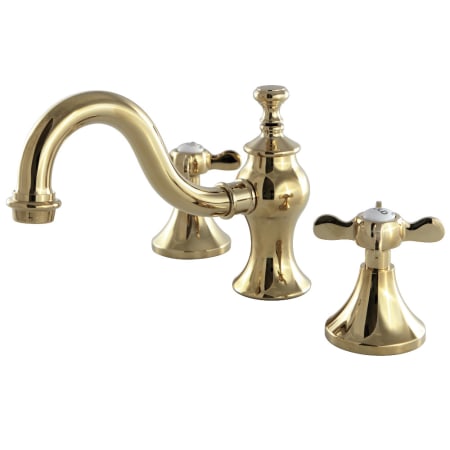 A large image of the Kingston Brass KS716BEX Polished Brass