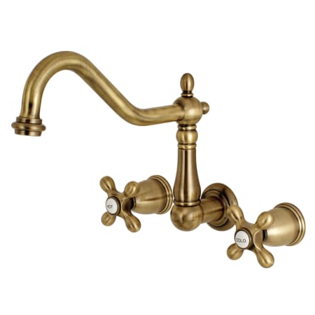 A large image of the Kingston Brass KS102.AX Antique Brass