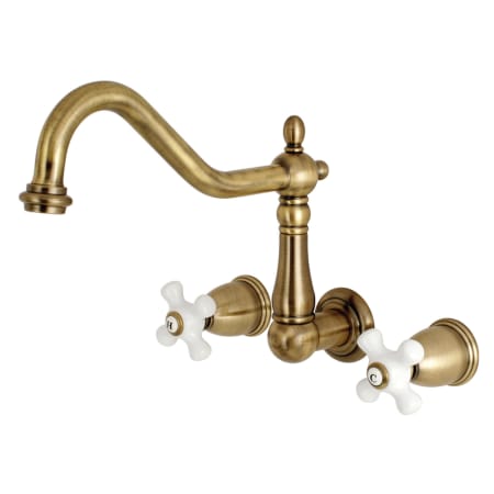 A large image of the Kingston Brass KS102.PX Antique Brass