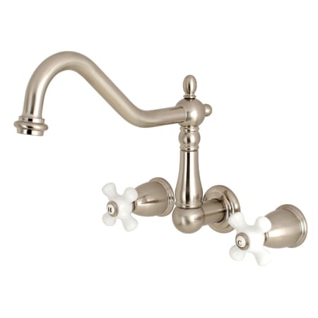 A large image of the Kingston Brass KS102.PX Brushed Nickel