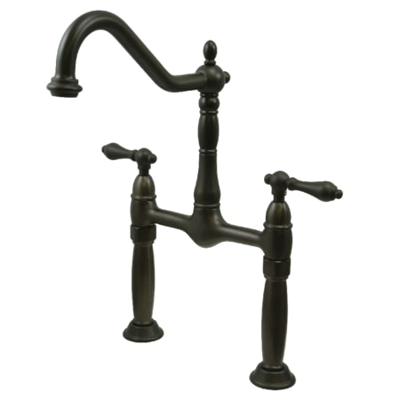 A large image of the Kingston Brass KS107.AL Oil Rubbed Bronze