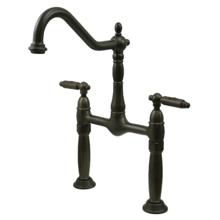 A large image of the Kingston Brass KS107.GL Oil Rubbed Bronze