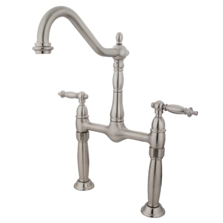 A large image of the Kingston Brass KS107.TL Brushed Nickel