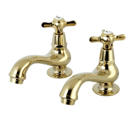 A large image of the Kingston Brass KS110.BEX Polished Brass