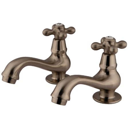 A large image of the Kingston Brass KS110.AX Brushed Nickel