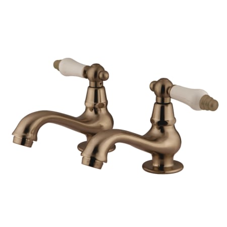 A large image of the Kingston Brass KS110.PL Brushed Nickel