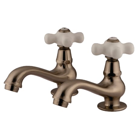 A large image of the Kingston Brass KS110.PX Brushed Nickel