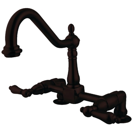 A large image of the Kingston Brass KS114.AL Oil Rubbed Bronze