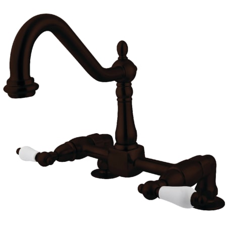 A large image of the Kingston Brass KS114.PL Oil Rubbed Bronze