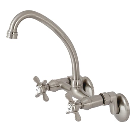 A large image of the Kingston Brass KS114 Brushed Nickel