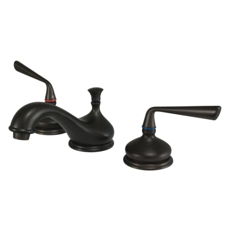 A large image of the Kingston Brass KS116.ZL Oil Rubbed Bronze