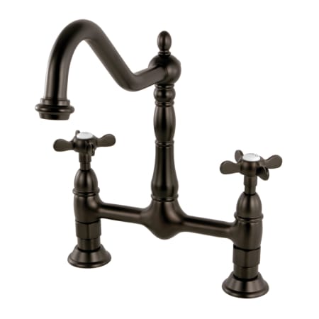 A large image of the Kingston Brass KS117.BEX Oil Rubbed Bronze