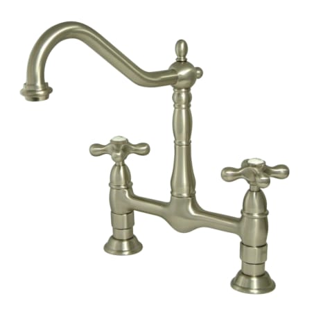 A large image of the Kingston Brass KS117.AX Brushed Nickel