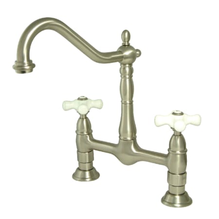 A large image of the Kingston Brass KS117.PX Brushed Nickel