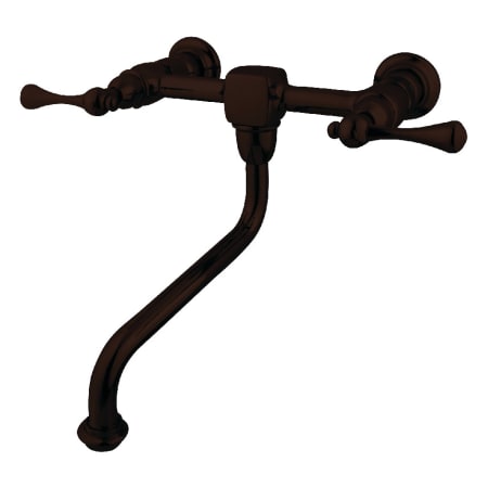 A large image of the Kingston Brass KS121.BL Oil Rubbed Bronze