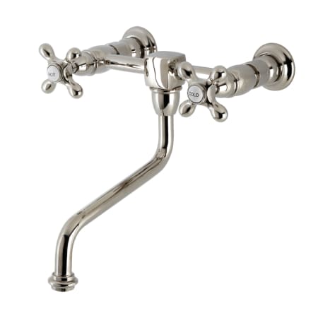A large image of the Kingston Brass KS121.AX Polished Nickel