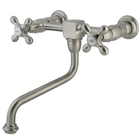 A large image of the Kingston Brass KS121.AX Brushed Nickel
